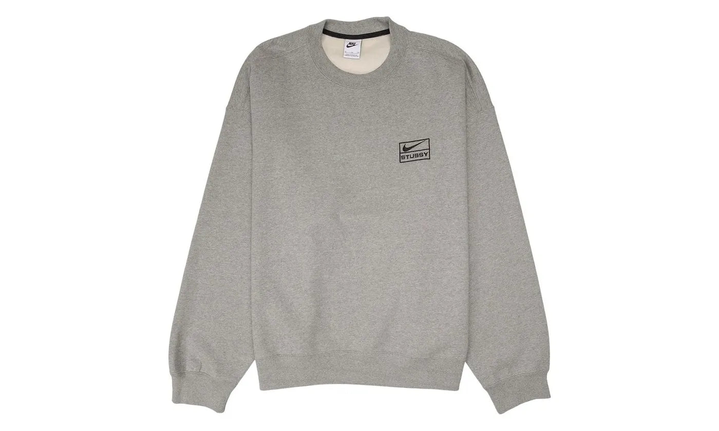 Nike x Stussy Crew Fleece Grey - DO9337-063