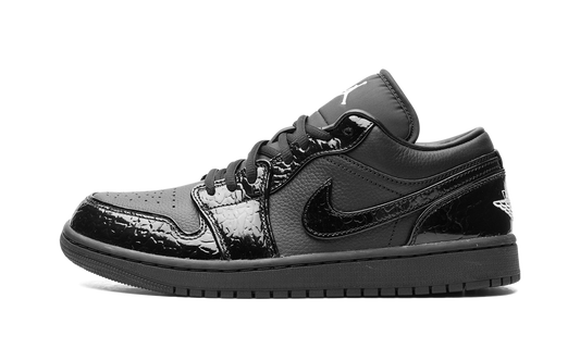 Air Jordan 1 Low SE Patent Elephant Black (Women's)