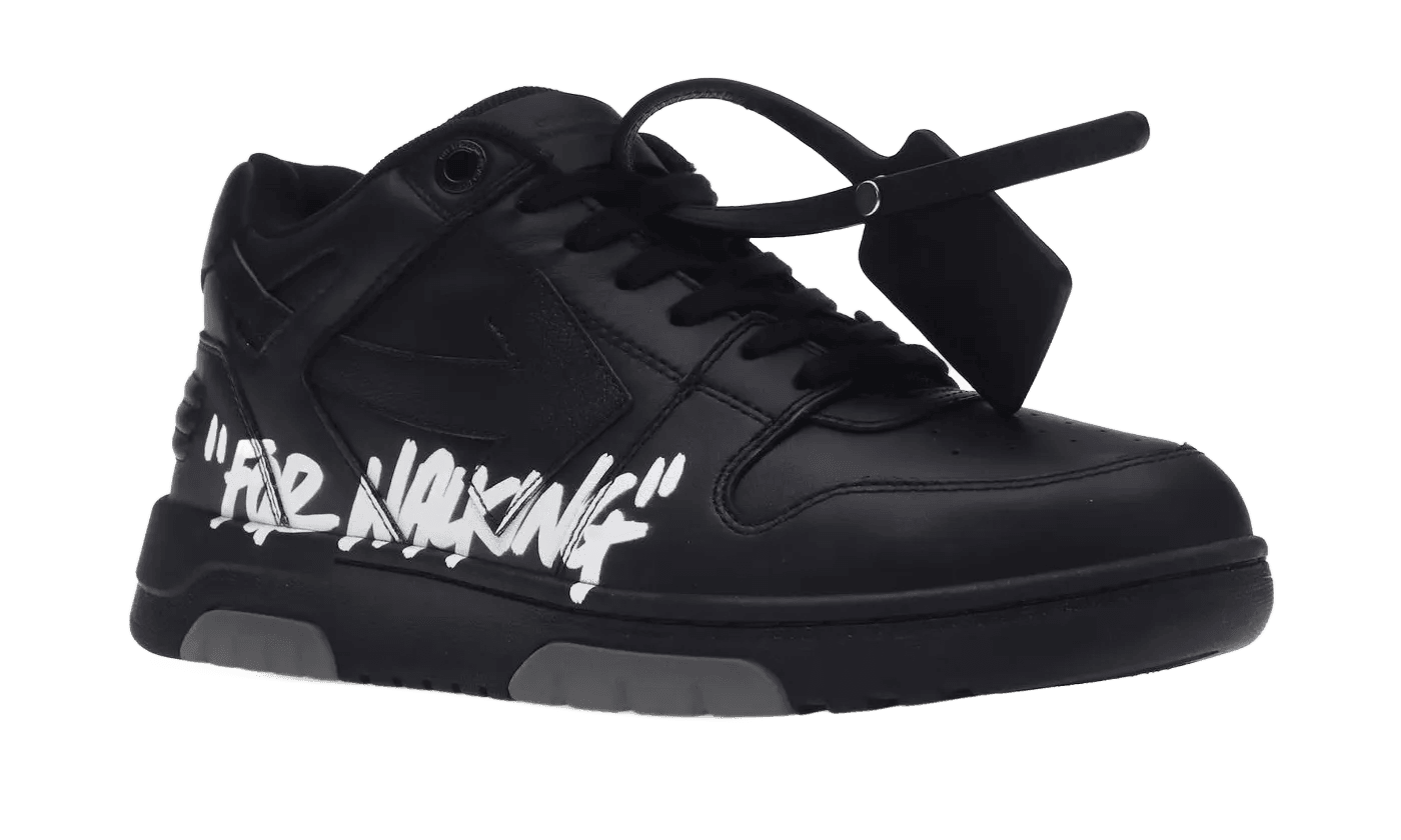 Out Of Office OOO 'For Walking' Low Tops Black White - OMIA189C99LEA0021001/OMIA189C99LEA0051001