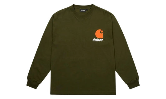 Palace Carhartt WIP Logo Longsleeve Plant - PALA-PCWLLP-PLANT