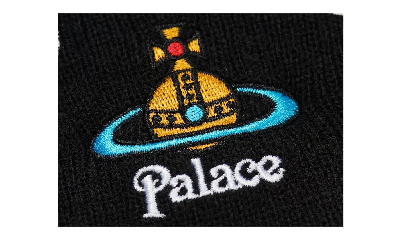 Palace x Vivienne Westwood Jersey Beanie Black - PALA-PXVWJB-BLACK