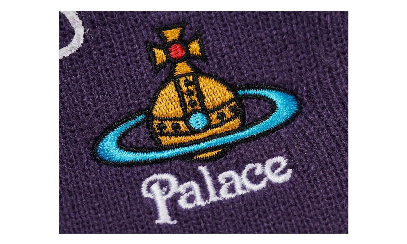 Palace x Vivienne Westwood Jersey Beanie Purple - PALA-PXVWJB-PURPLE