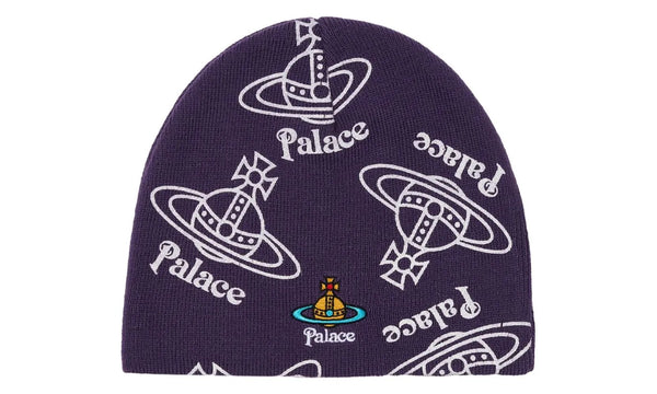 Palace x Vivienne Westwood Jersey Beanie Purple - PALA-PXVWJB-PURPLE