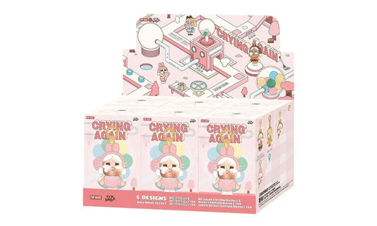 Pop Mart CryBaby Crying Again Series Vinyl Face Plush Sealed Case Blind Box
