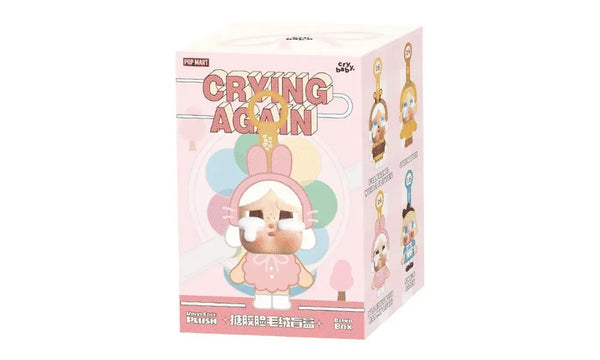 Pop Mart CryBaby Crying Again Series Vinyl Face Plush Sealed Case Blind Box