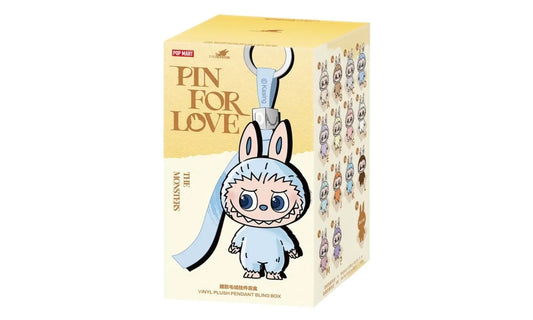 Pop Mart Labubu The Monsters Pin for Love Series Vinyl Plush Pendant (A-M) Single Blind Box