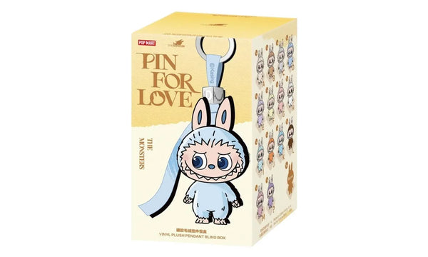 Pop Mart Labubu The Monsters Pin for Love Series Vinyl Plush Pendant (A-M) Single Blind Box