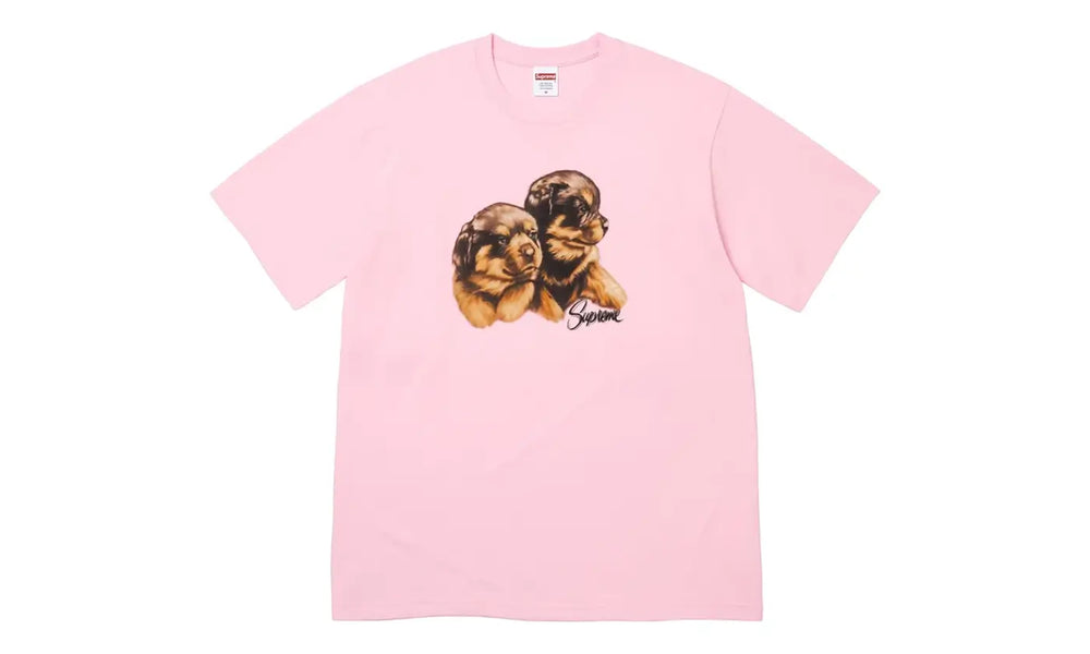 Supreme Supreme Puppies Tee Light Pink