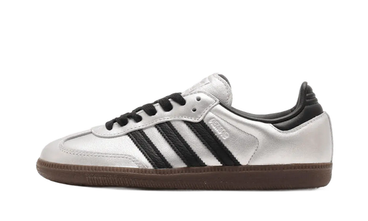 Adidas Samba OG Silver Metallic Black Gum