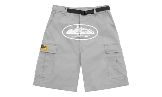 Corteiz Alcatraz Cargo Shorts Grey - CRTZ-ALCATRAZ-GRY23