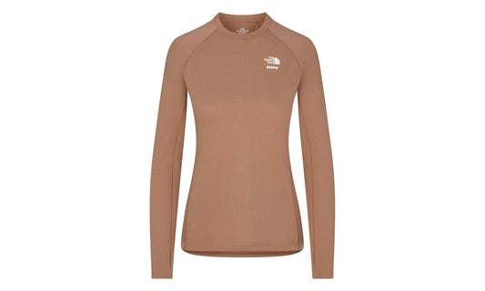 SKIMS x TNF Dotknit Long Sleeve Top Sienna - SKIM-SXTDLS-SIENNA