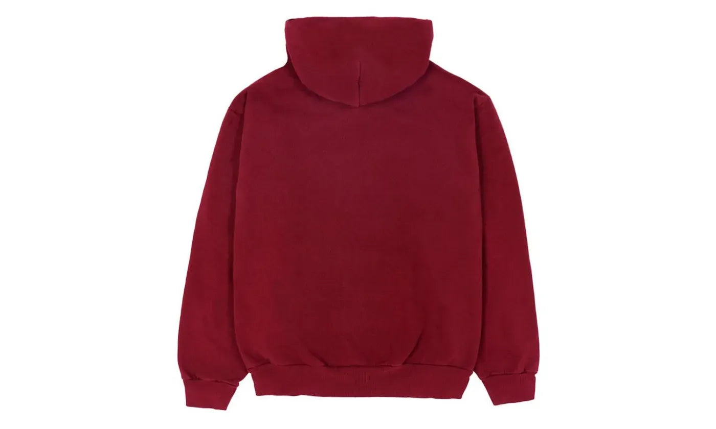 Sp5der Logo Hoodie Maroon