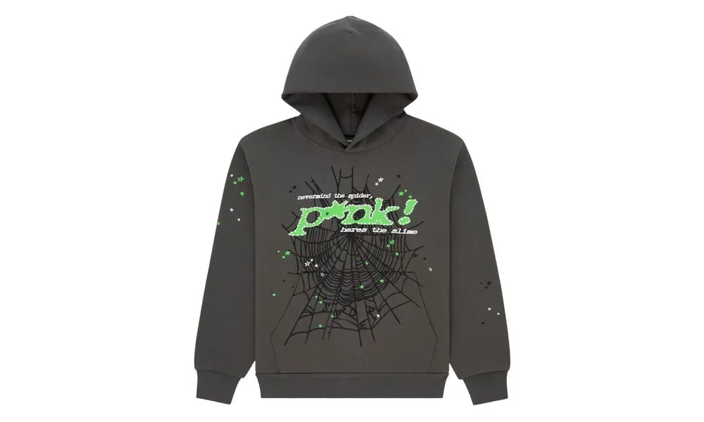Sp5der Punk V2 Hoodie Slate