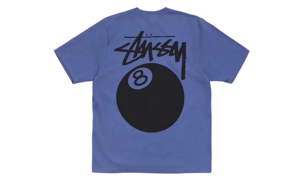 Stussy 8 Ball Pigment Dyed Tee Indigo