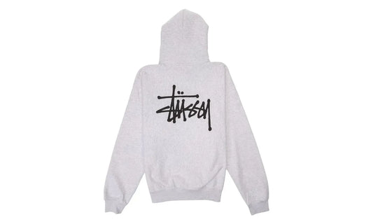 Stussy Basic Hoodie Ash Heather