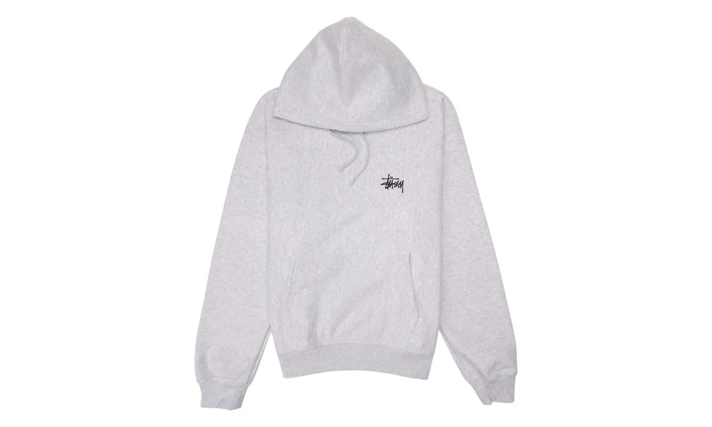Stussy Basic Hoodie Ash Heather