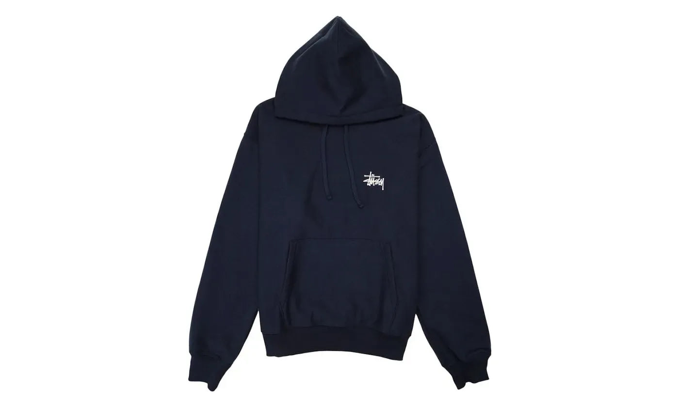 Stussy Basic Hoodie Navy/White