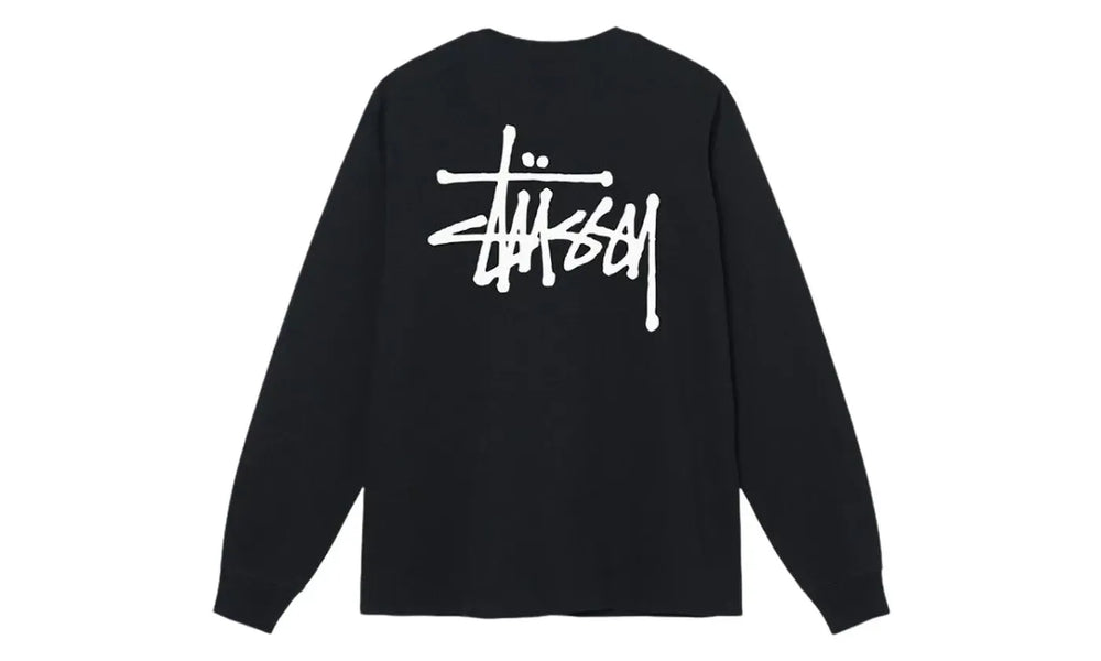 Stussy Basic L/S Tee Black
