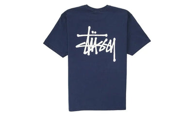 Stussy Basic T-shirt Navy - Aplug