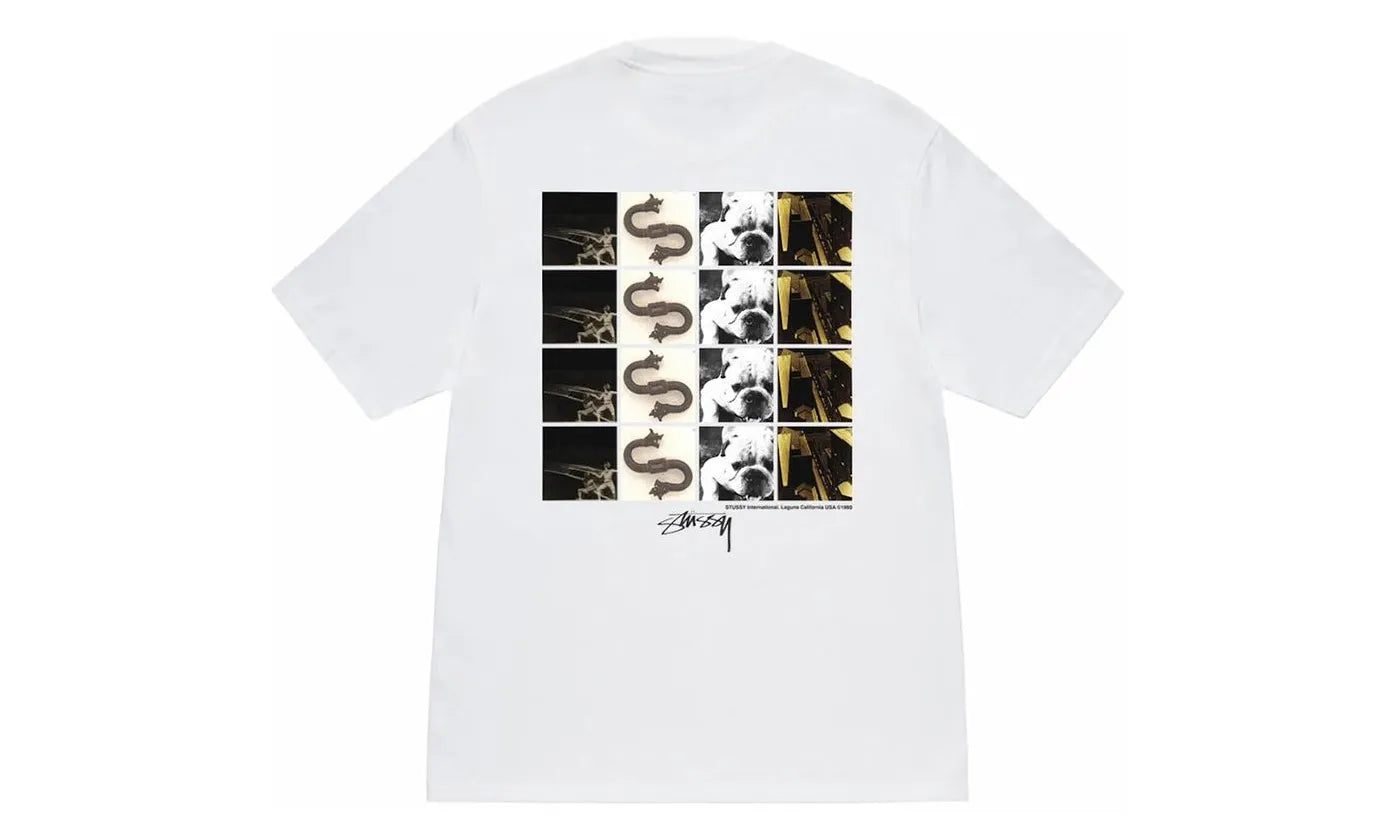 Stussy Grid Tee White - STUS-STGRTW-WHITE