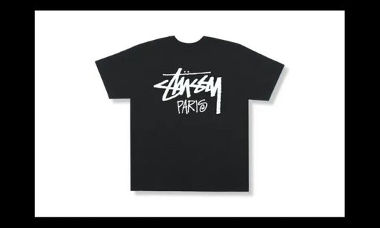 Stussy Stussy Paris Tee Black - STUSSY-PARIST-BLACK