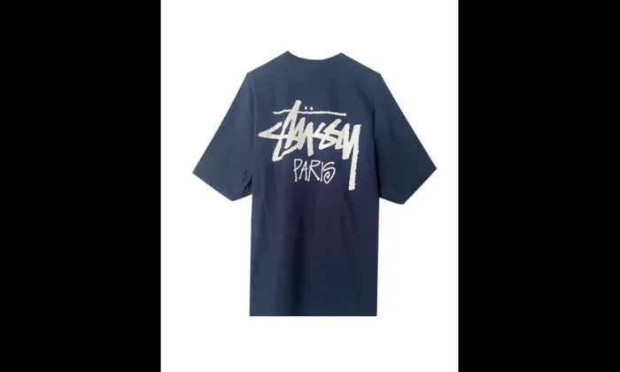 Stussy Stussy Paris Tee Navy - STUSSY-PARIST-NAVY