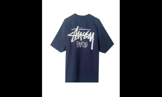 Stussy Stussy Paris Tee Navy - STUSSY-PARIST-NAVY