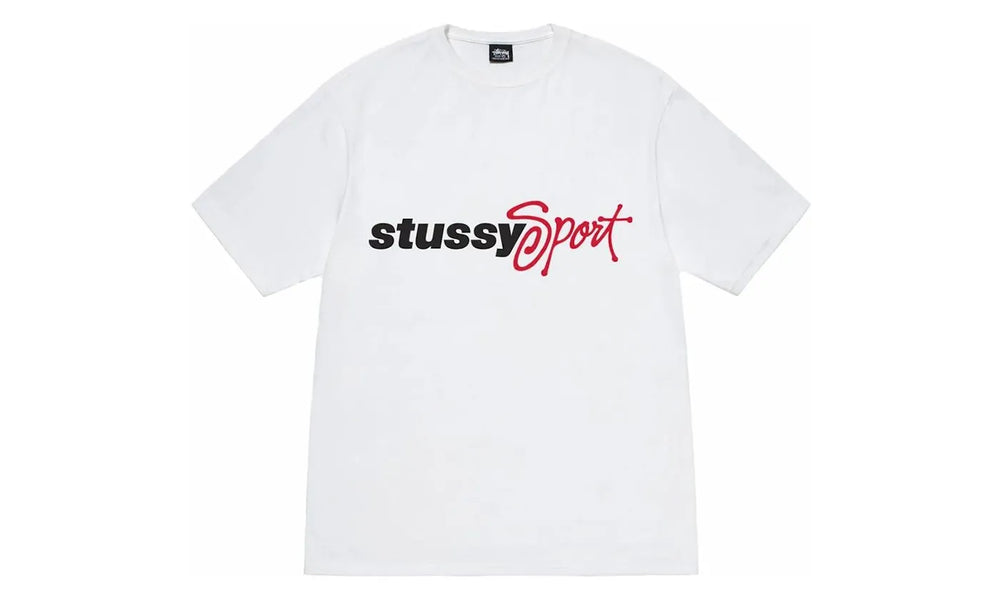 Stussy Sport Script Tee White - STUS-STSSTW-WHITE