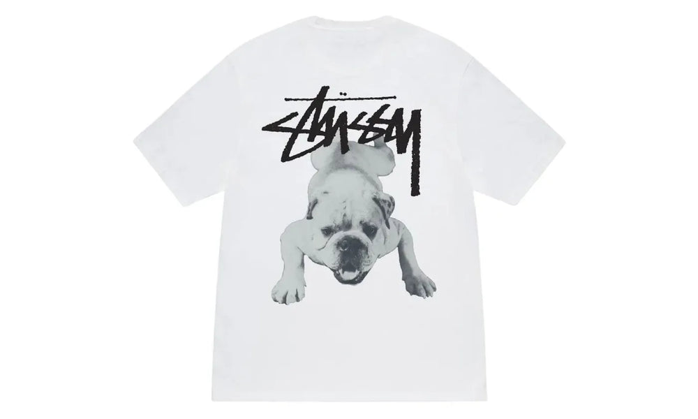 Stussy Stock Dog Tee White - STUSSY-STOCKDOG-TEEWHITE