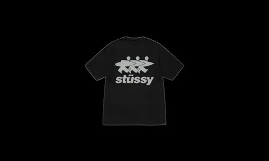 Stussy Stussy Surfwalk Tee Pigment Dyed Black - STUSSY-SRFWTPD-BLACK