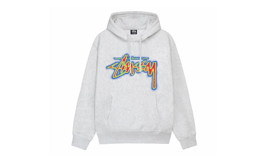 Stussy Thermal Stock Hoodie Ash Heather