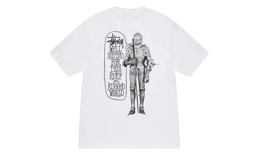 Stussy Well Suited Tee White - STUS-STWSTW-WHITE