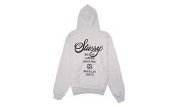 Stussy World Tour Zip Hoodie Ash Heather