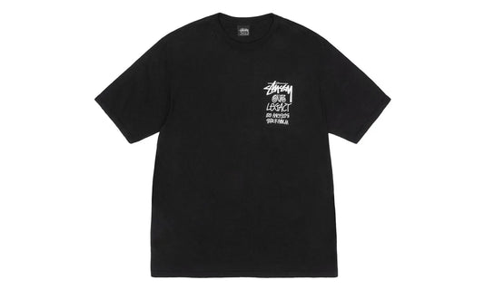 Stussy x Our Legacy Work Shop 8 Ball Yin Yang Pigment Dyed Tee Black - STUS-SXOLWS-BLACK