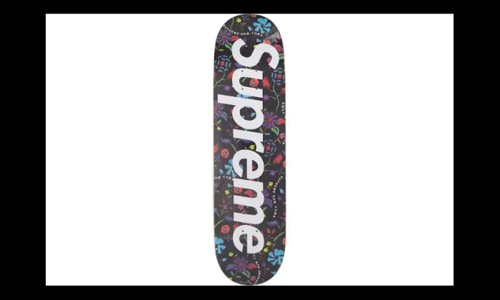 Supreme Supreme Airbrushed Floral Skateboard Deck Black - SUP-AIFSKB-BLACK