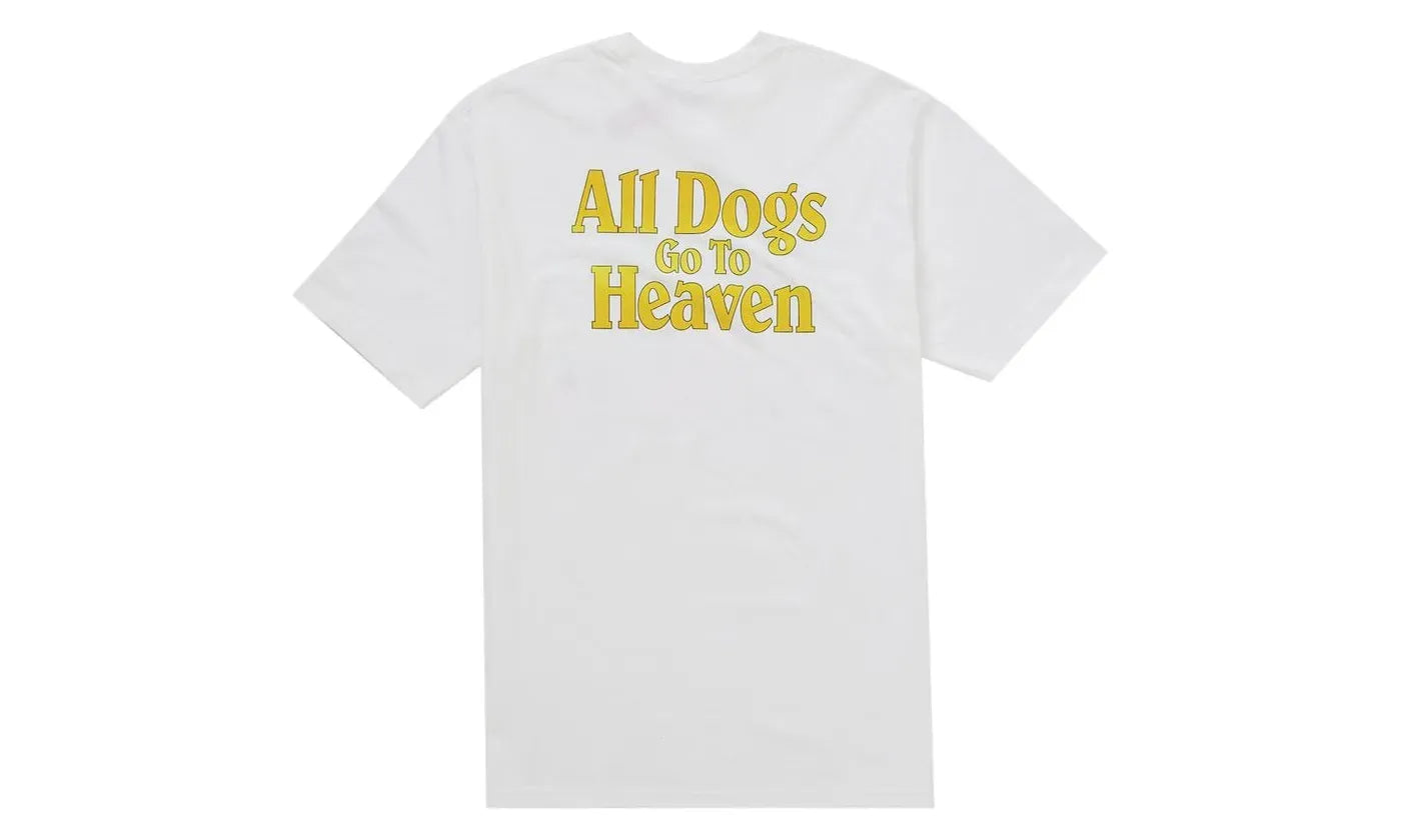 Supreme All Dogs Go To Heaven Tee White