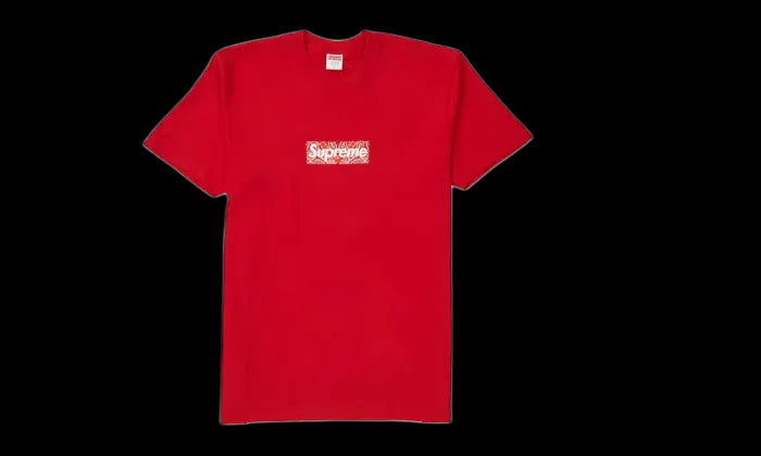 Supreme Bandana Box Logo Tee Red