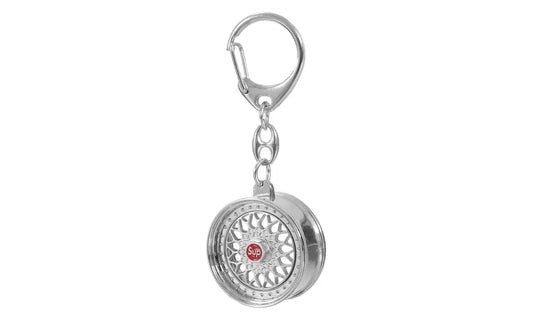 Supreme BBS RS Rim Keychain Silver
