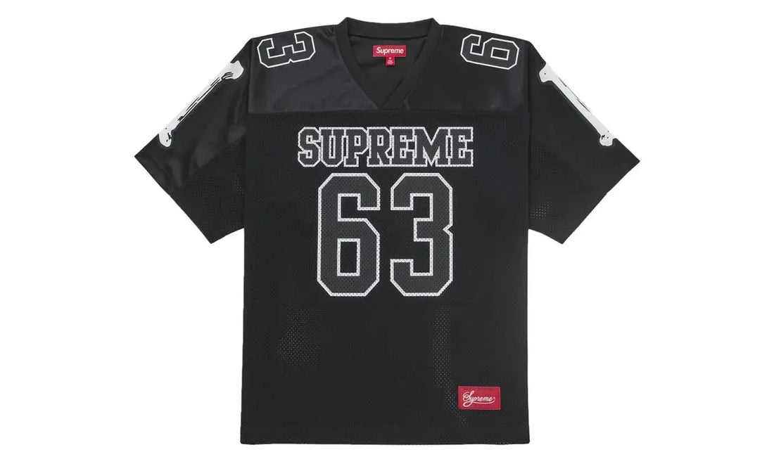 Supreme Bones Football Jersey 黒 M Supreme Supreme Bones Football Jersey Black (SUPR-SUBFJB-BLACK