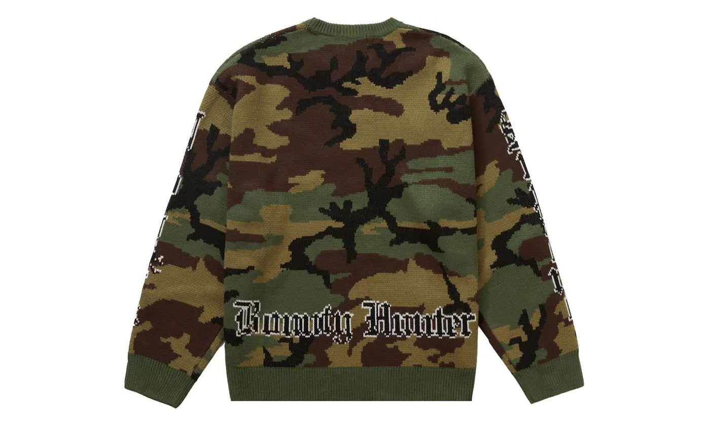 Supreme Bounty Hunter Sweater Woodland Camo - SUPR-SBHSWC-WOODLANDCAMO