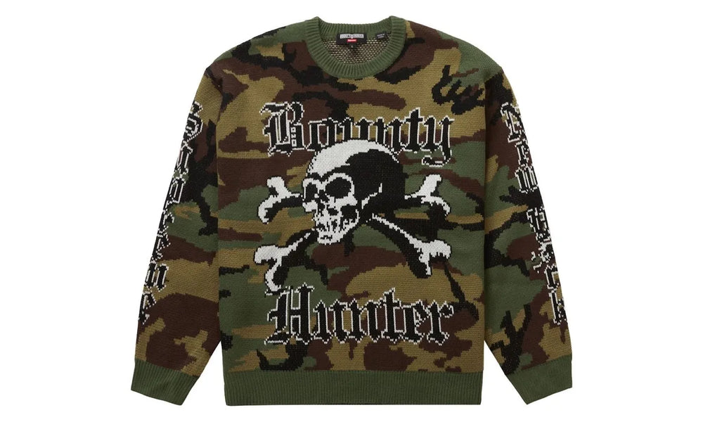 Supreme Bounty Hunter Sweater Woodland Camo - SUPR-SBHSWC-WOODLANDCAMO