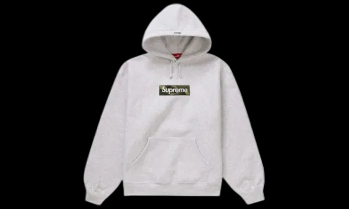 Supreme Box Logo Hooded Sweatshirt (FW23) Ash Grey - SUP-BLHSGW23-GREY