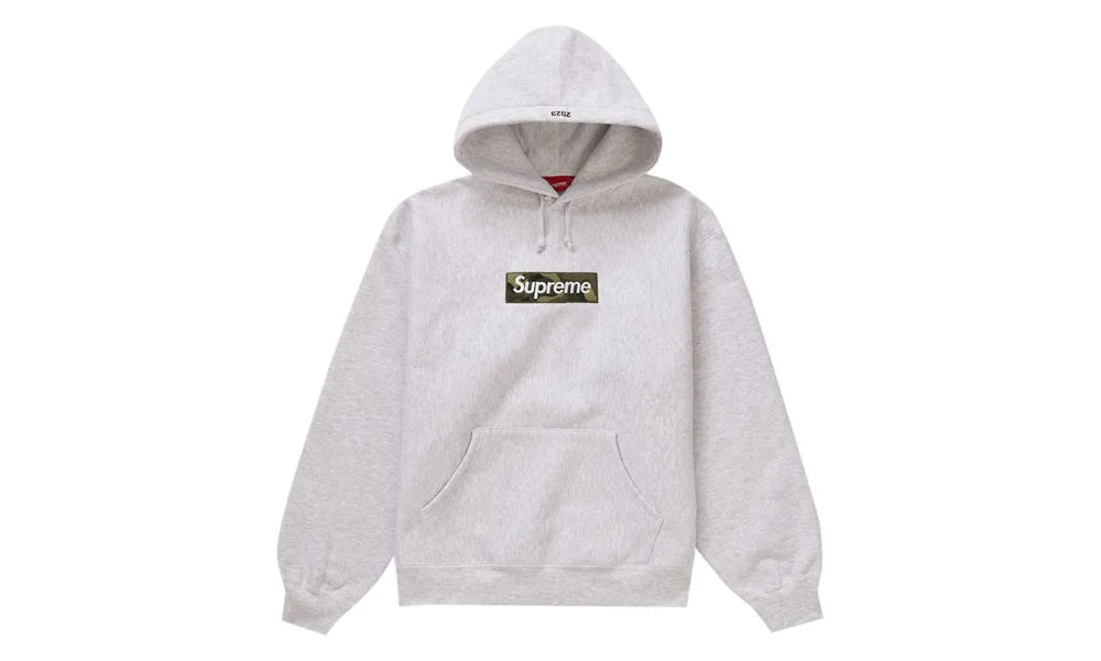 Supreme ボックスロゴ Sサイズ グレー Supreme Box Logo Hooded Sweatshirt (FW23) Ash Grey (SUP