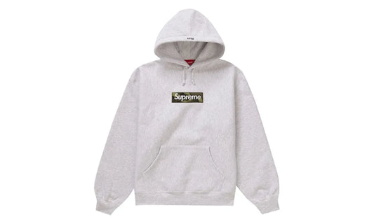 Supreme Box Logo Hooded Sweatshirt (FW23) Ash Grey - SUP-BLHSGW23-GREY