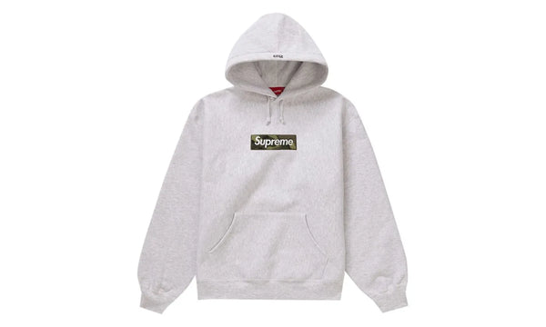 Supreme Box Logo Hooded Sweatshirt (FW23) Ash Grey - SUP-BLHSGW23-GREY