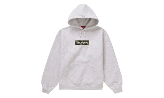 Supreme Box Logo Hooded Sweatshirt (FW23) Ash Grey