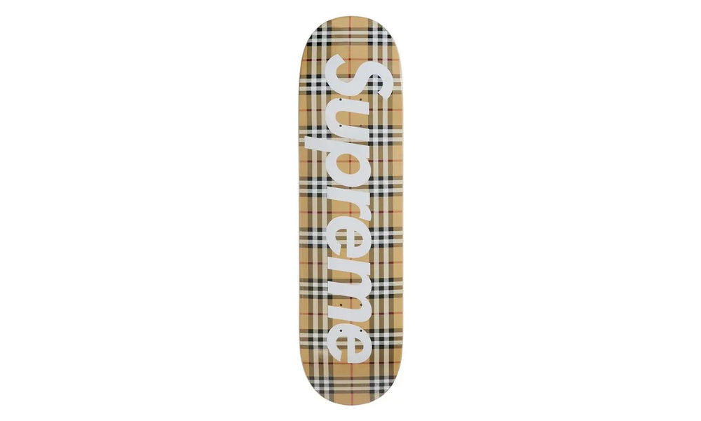 Supreme Burberry Skateboard Deck Beige - SUPR-SUBSDB-BEIGE