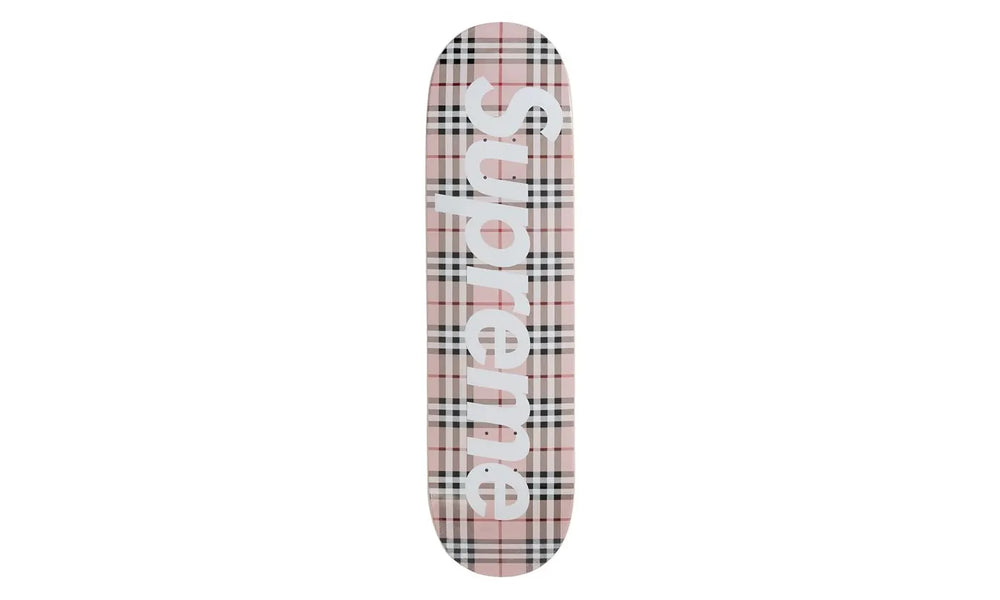 Supreme Burberry Skateboard Deck Pink - SUPR-SUBSDP-PINK