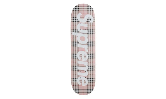 Supreme Burberry Skateboard Deck Pink - SUPR-SUBSDP-PINK