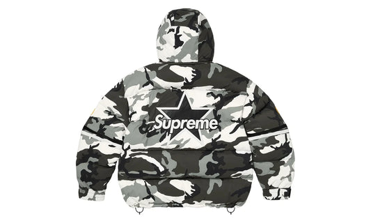 Supreme Supreme Vanson Leathers Cordura Down Jacket Snow Camo